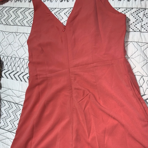 BUDDYLOVE JOAN TIE SHOULDER ROMPER - CORAL - Picture 8 of 14